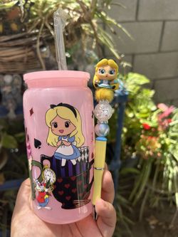 Alice And Wonderland Cup & Pen 