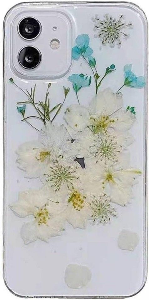 🌸 DEFRAT Eternal Flower Clear Phone Case | Fits iPhone 14/13 Pro Max & iPhone 15 Plus | Full Cover Protection 🌸