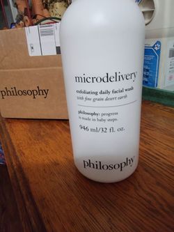 Brand new in box philosophy micro exfoliating face wash 32 ounces