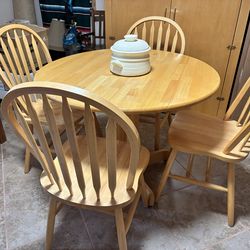 White Oak Table and Chairs