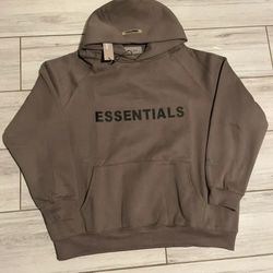 Brown Essentials Hoodie