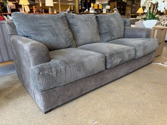 JACKSON FURNITURE Boulevard Graphite/Steel Fabric 3-Seat Sofa
