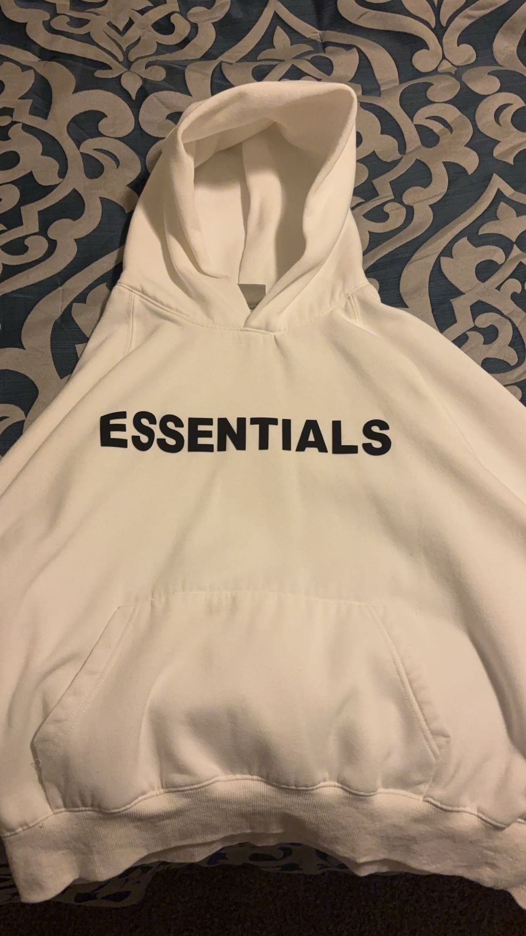White Essentials Hoodie 