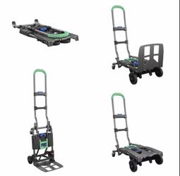 Cosco Folding 2-in-1 Hand Trunk 300lb Capacity Multi Position Brand New