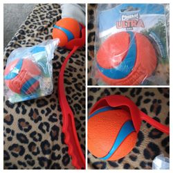 Like New Dog Chuvk Throw Ball (2); Balls 