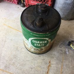 Vintage Quaker State Can