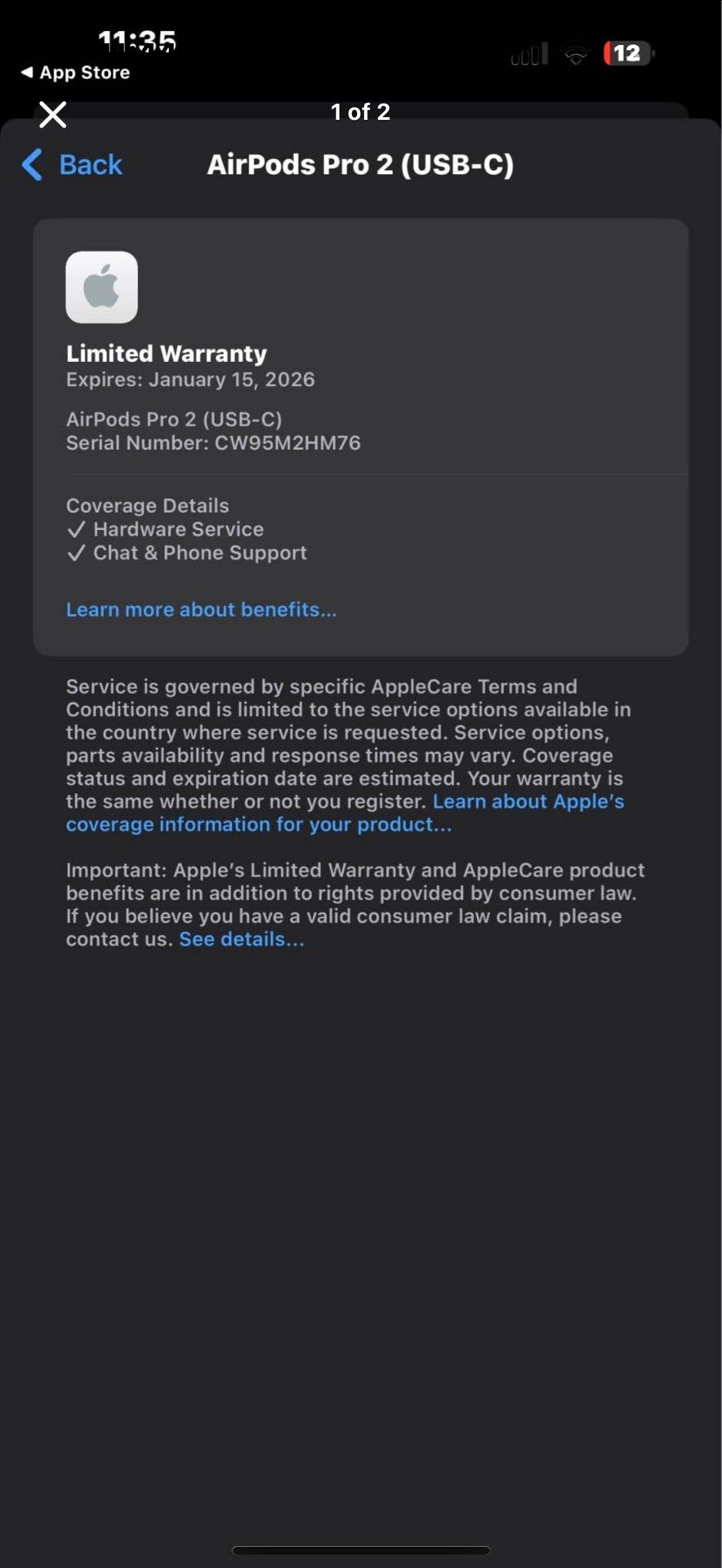 AirPods Pro 2 ( USB C )