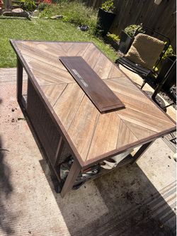 Propane fire pit