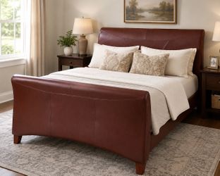 Queen Leather Bed Frame