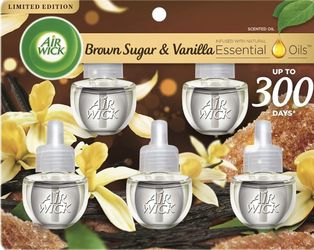 AIRWICK ESSENTIAL OILS BROWN SUGAR BRAND 