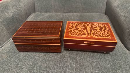 Vintage Reuge music/ Jewelry boxes