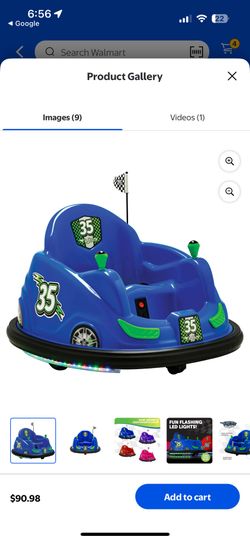 flybar 6v bumper cart
