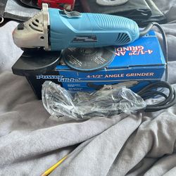 Power Glide 4 1/2” Angle Grinder