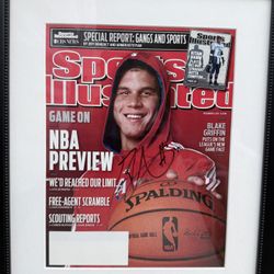 Blake Griffin Signed Sports Illustrated Mag 12/5/11 Clippers