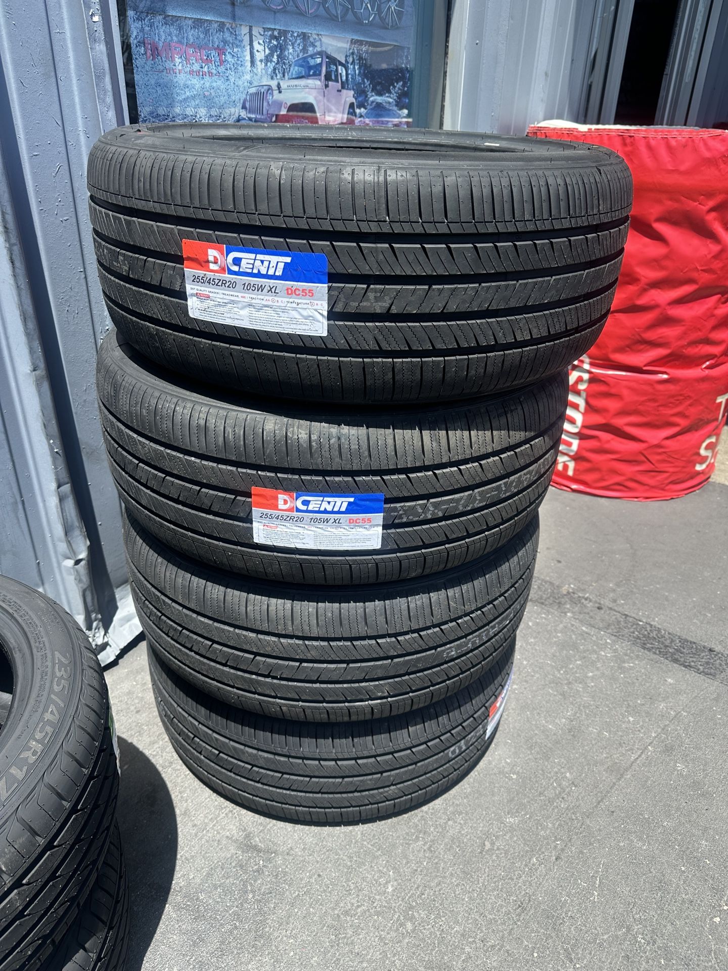 255-45-20 SET OF BRAND NEW DCENTI DC55** INSTALLED** 60K mileage