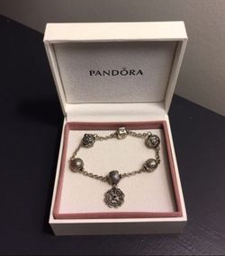 PANDORA silver bracelet.