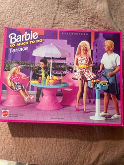 Barbie So Much To Do Terrace Playset