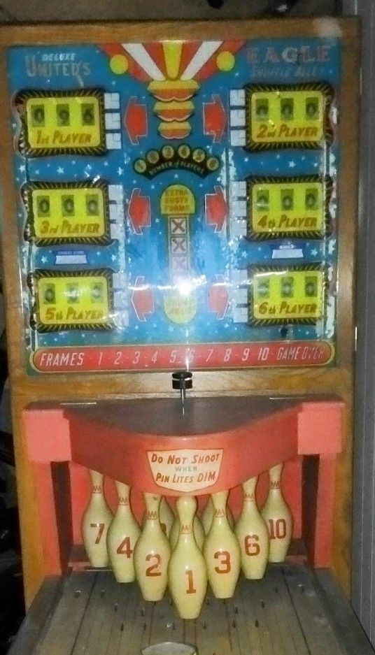 Vintage Skeeball (Bowling) Arcade Game. ..