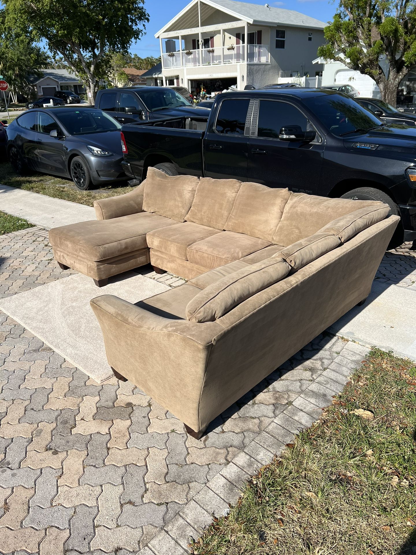 Sectional  Sofa Beige