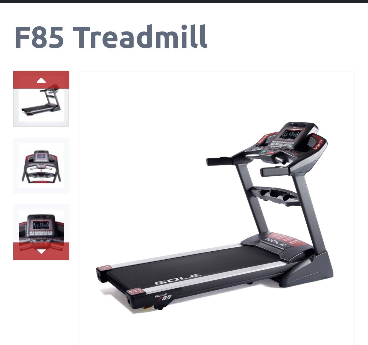 Sole F85 Treadmill 2017 for Sale in Oakland CA OfferUp