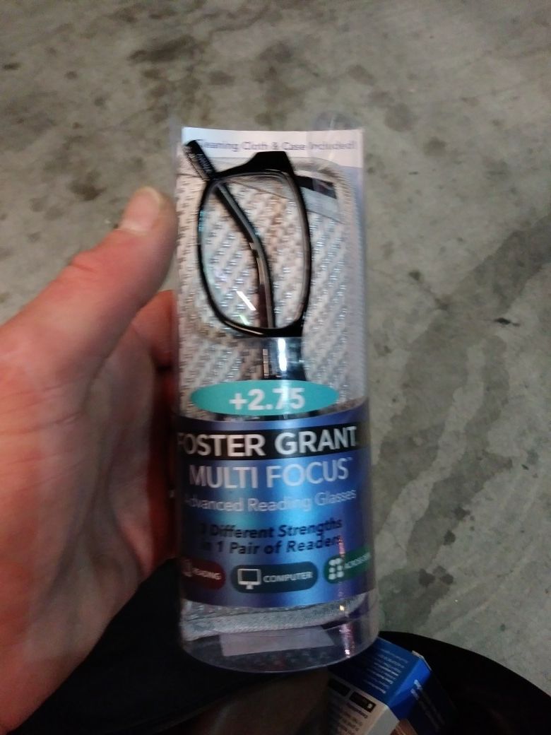 Foster Grant Reading glasses. 35 at CVS. Make offer. Got 2 pair. 2.50 and 2.00