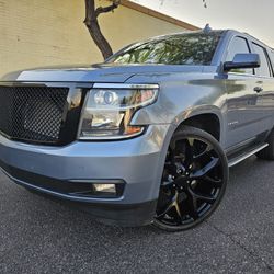 2015 CHEVY TAHOE LT, 4WD, NICE 26" WHEELS AND TIRES, 3RD ROW SEAT 🚘