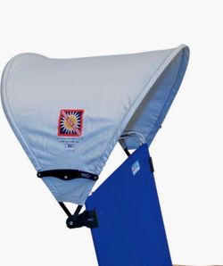 Rio Beach • MyCanopy • Personal Chair "Sun Shade" with Total Sun Block, Grey® Retails $39.99 + Tax+ shipping