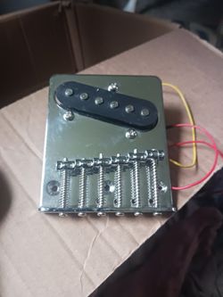 Vintage Traditional-6 Telecaster Style Bridge/skirt With Orinial Pickup