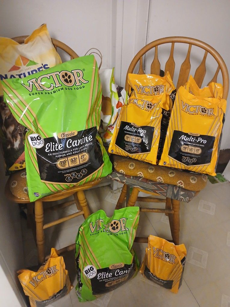 9 Bags Of Dog Food For $100 