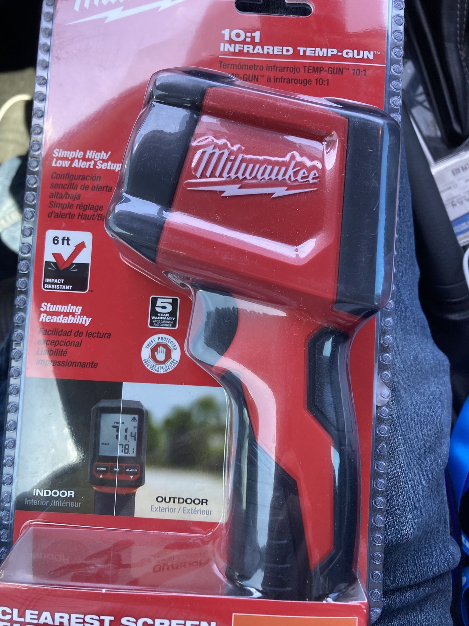 Infrared temp gun brand new in package