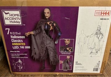 Brand New In Box 7ft Cyborg Robot Animated Halloween Animatronic $220