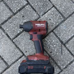 Hilti  Impact 1/4 In  Sid 6-22  Red 