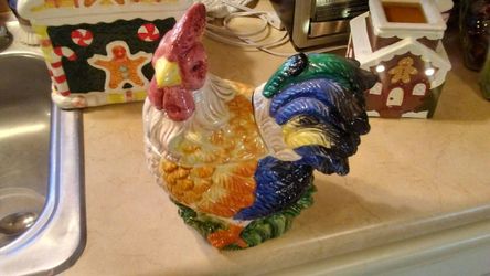 Rooster Cookie Jar.