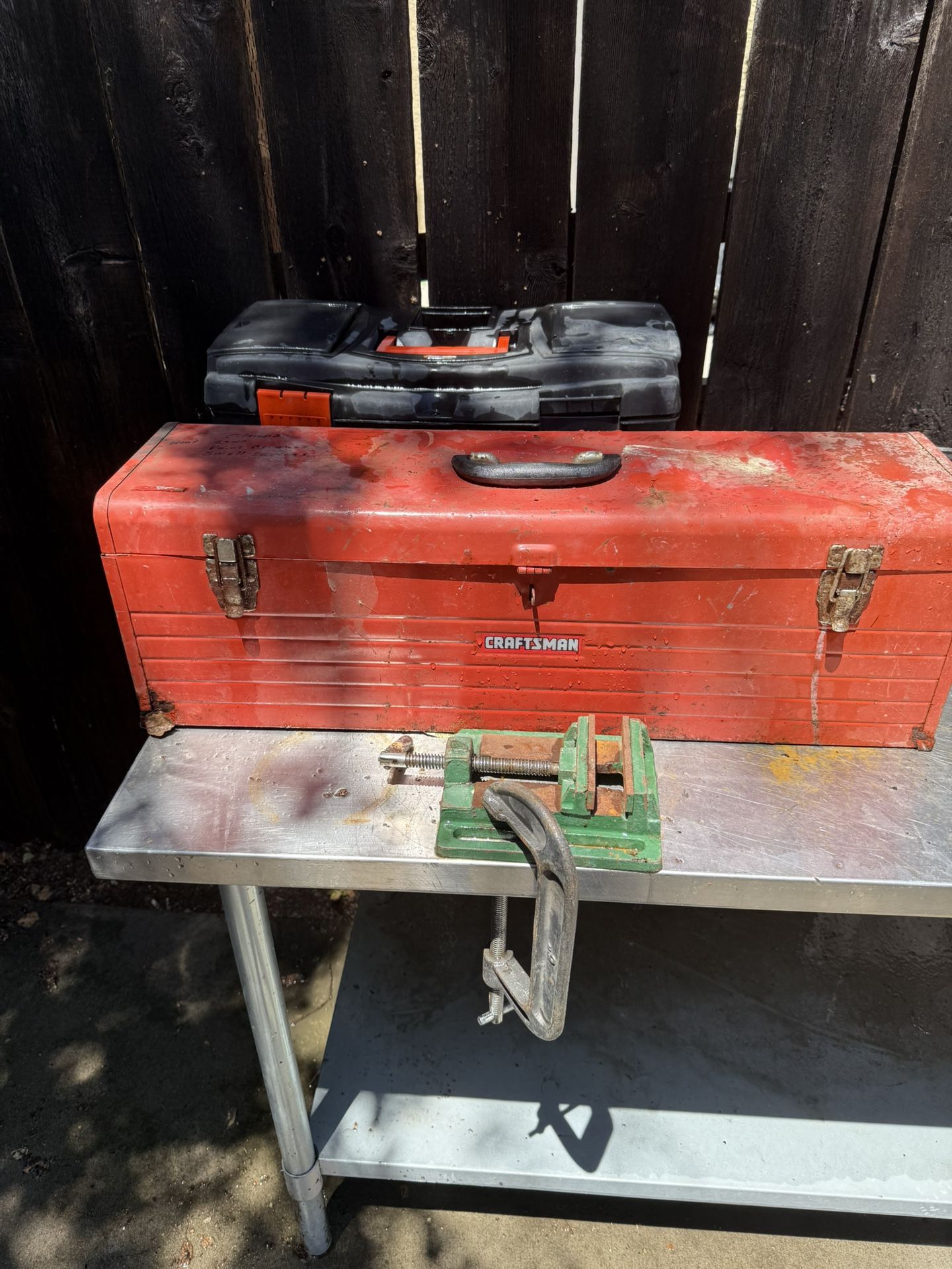 Tool Box With Assorted Tools