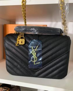 YSL Cross body Black
