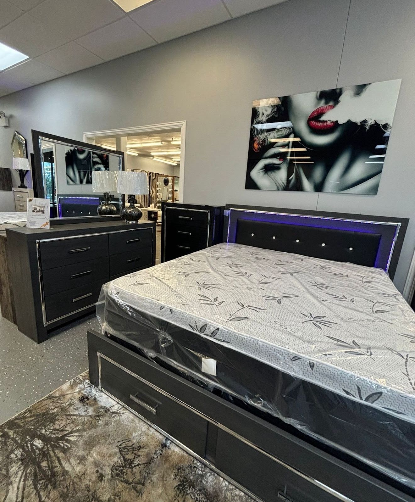 LED Bedroom Set