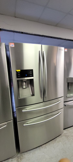 Samsung 4‑Door French Door Fridge – Stainless, Ice & Water