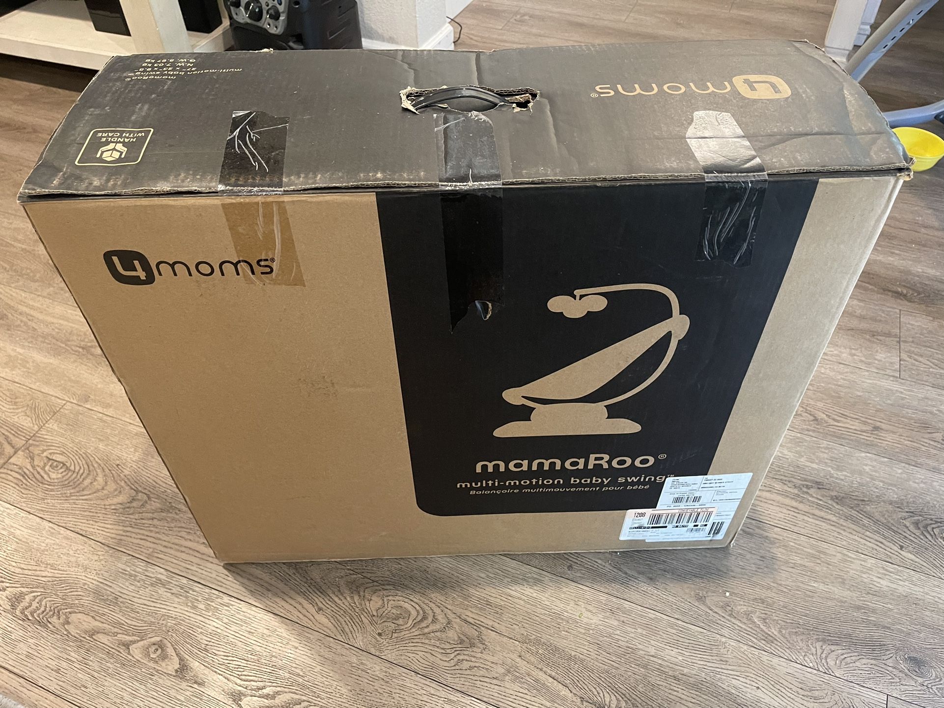 4moms mamaRoo Multi-Motion Baby Swing Smart Connectivity - Black