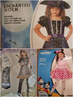 Assorted Kid's Children's Halloween Costumes