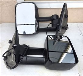 Chevrolet Silverado Avalanche Tahoe Suburban Gmc Sierra Yukon Cadillac Escalade Tow Mirrors Espejos Retrovisores Chevy