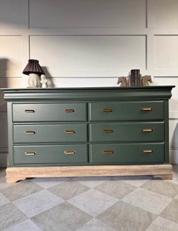 Dark Sage Green Dresser