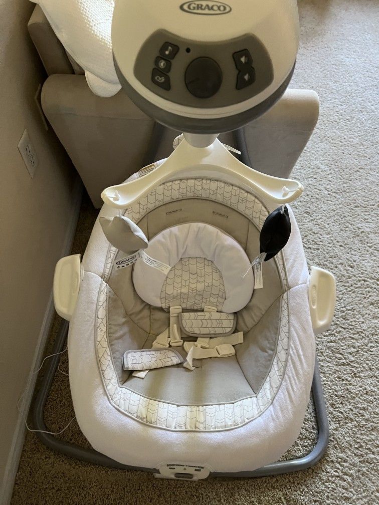 Graco DuetConnect LX Seat & Bouncer – Redmond (Great Condition)