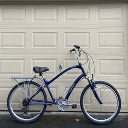 Electra Townie 21D Step-Over Beach Cruiser Bike – 26” Wheels – Shimano 21-Speed – Men’s Bicycle