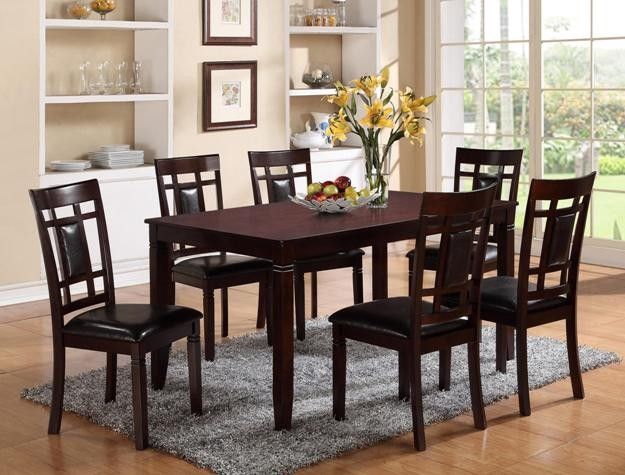 Espresso 7Pcs Dining Set