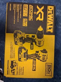 DEWALT
20V MAX XR Hammer Drill and ATOMIC Impact Driver 2 Tool Cordless Combo Kit with (2) 4.0Ah Batteries, Charger, and Bag