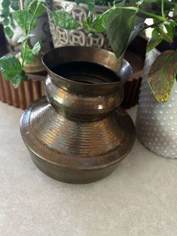 Brass Splatoon vase