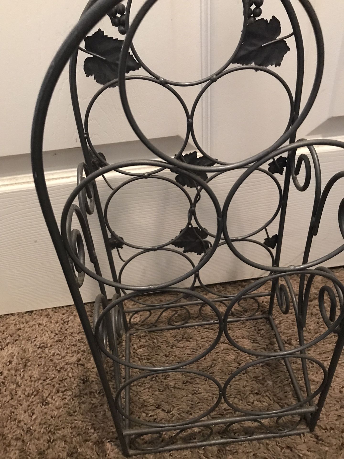 Metal Wine Rack Like New