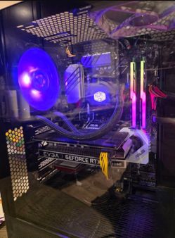 Gaming Pc, Mouse, Keyboard, Headset