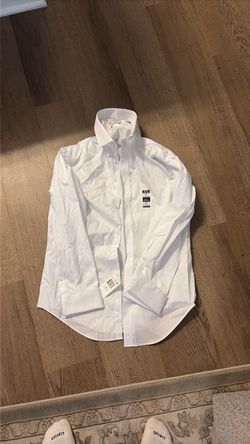 Calvin Klein Slim Fit Herringbone Dress Shirt
