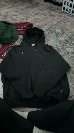 Black pro club hoodie
